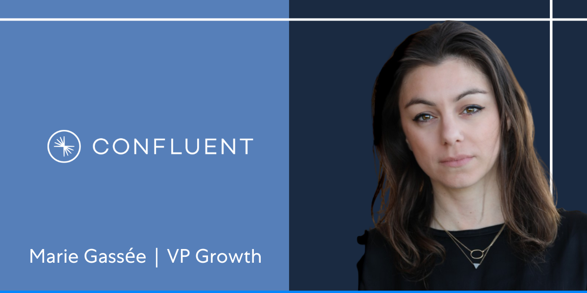 Headshot of Marie Gassée, VP Growth at Confluent