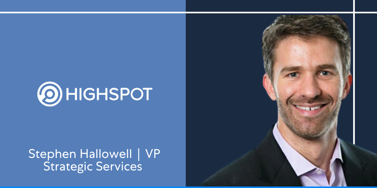 Headshot of Stephen Hallowell, VP at Highspot