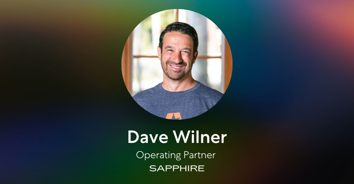 Welcome Dave Wilner to Sapphire!