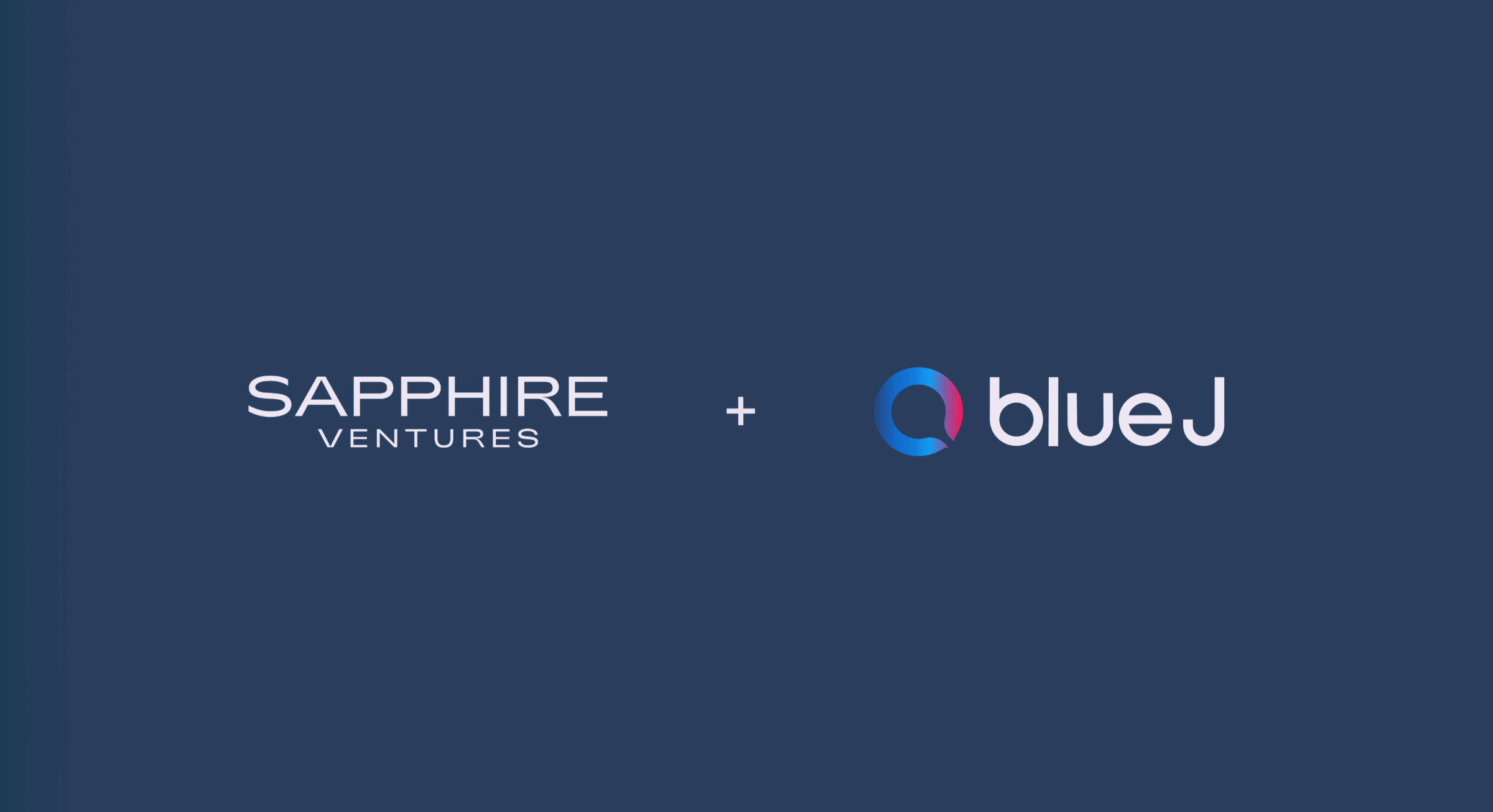 Sapphire Ventures + Blue J