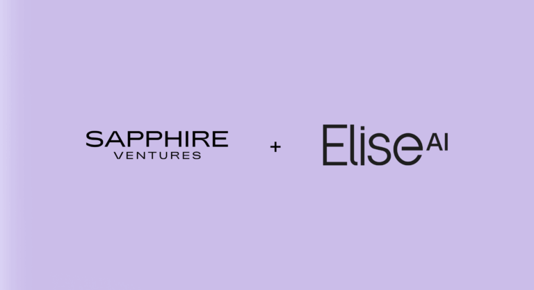 Sapphire Ventures + EliseAI