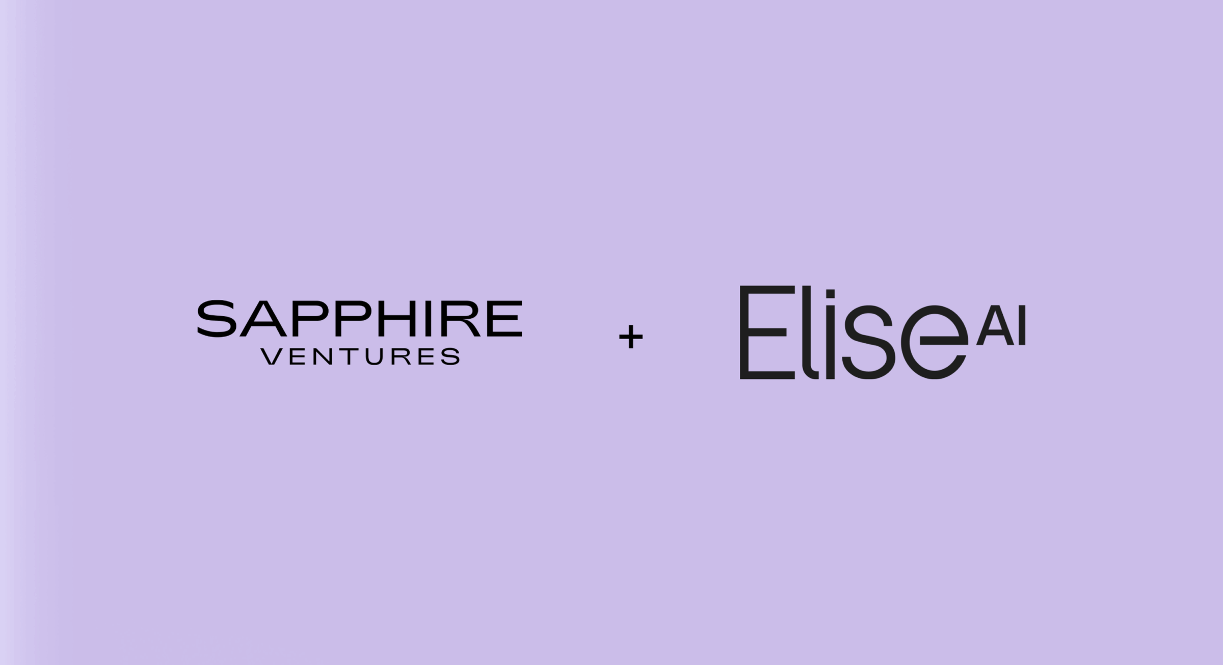 Sapphire Ventures + EliseAI